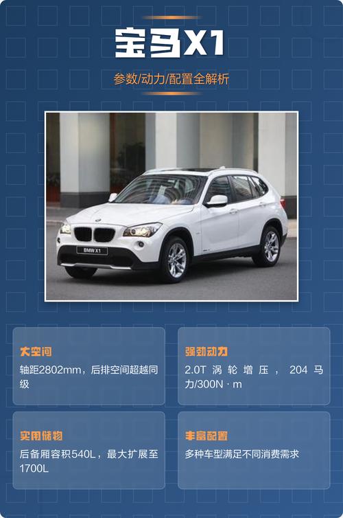 宝马x1优缺点/20款宝马x1参数配置